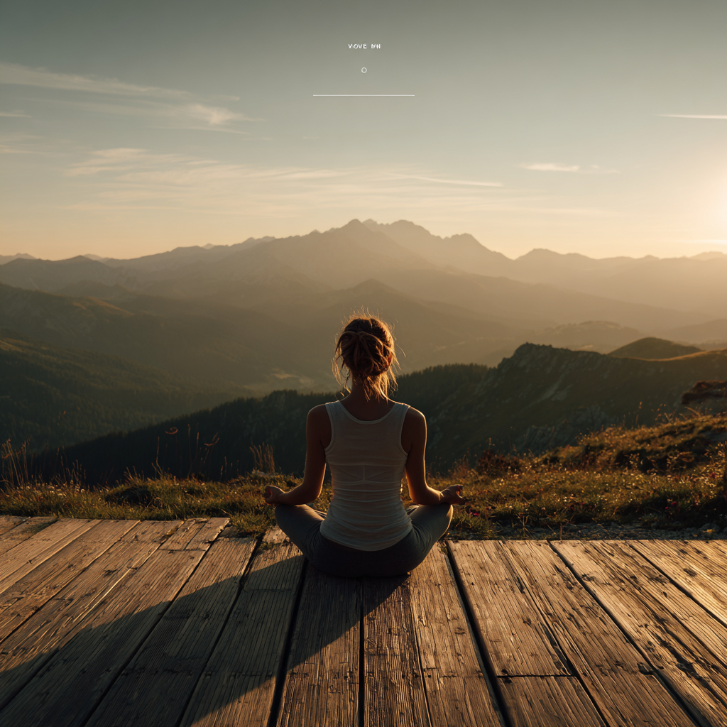 Жінка практикує йогу на природі